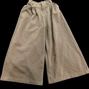 Beige Wide Leg Pants | High Waist Pleated Trousers | Minimalist Loose Fit Pants